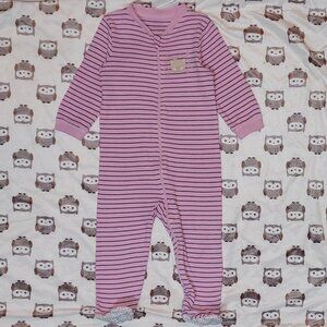 $1 | 12-18m | Striped Jumpsuit/Footies